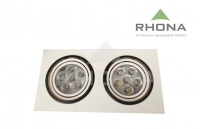 Luminaria Embutida Interior Doble