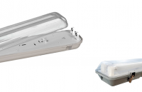 Luminaria estanca p/tubo LED