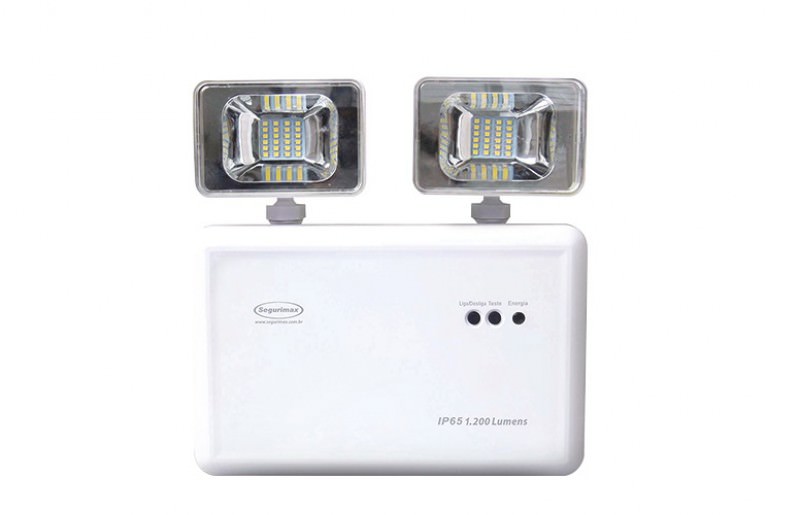 Luz LED de emergencia para exterior 4w con kit para techo IP65